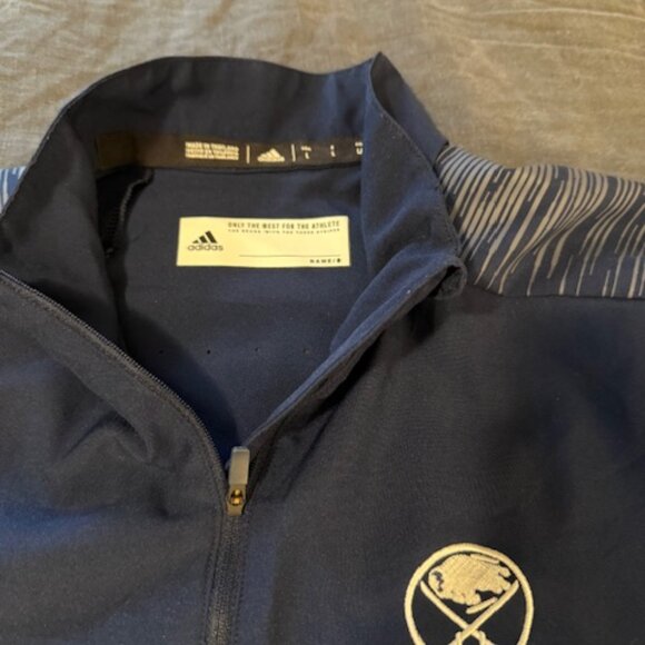 Adidas Buffalo Sabres Quarter-Zip Pullover – Men’s Large - Picture 8 of 9
